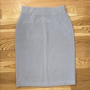 PANIZ Classic Pencil Skirt Grey size 8 NWT